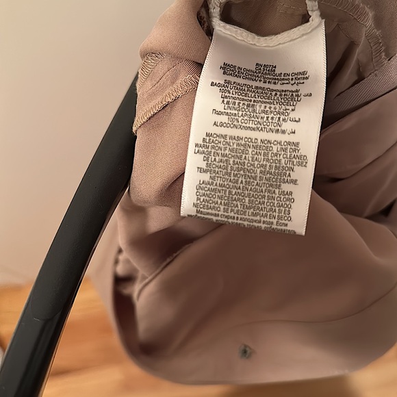 BNWT BCBG Khaki Beige Jumpsuit XXS - Picture 7 of 8